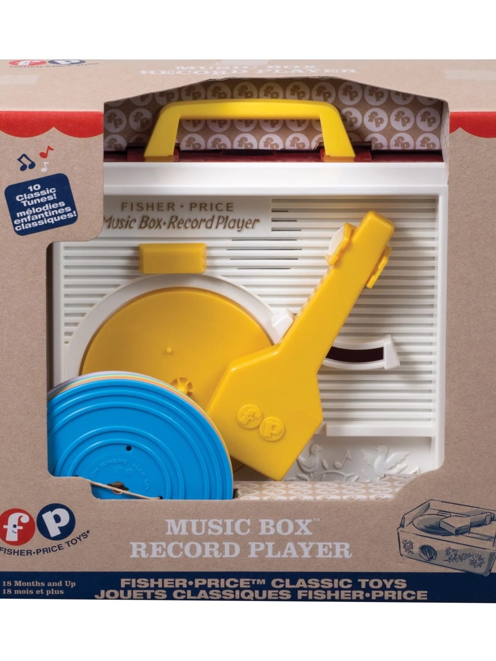 BNIB Fisher-Price Retro Music Box Record Player